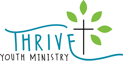 Thrive logo blue sized for web