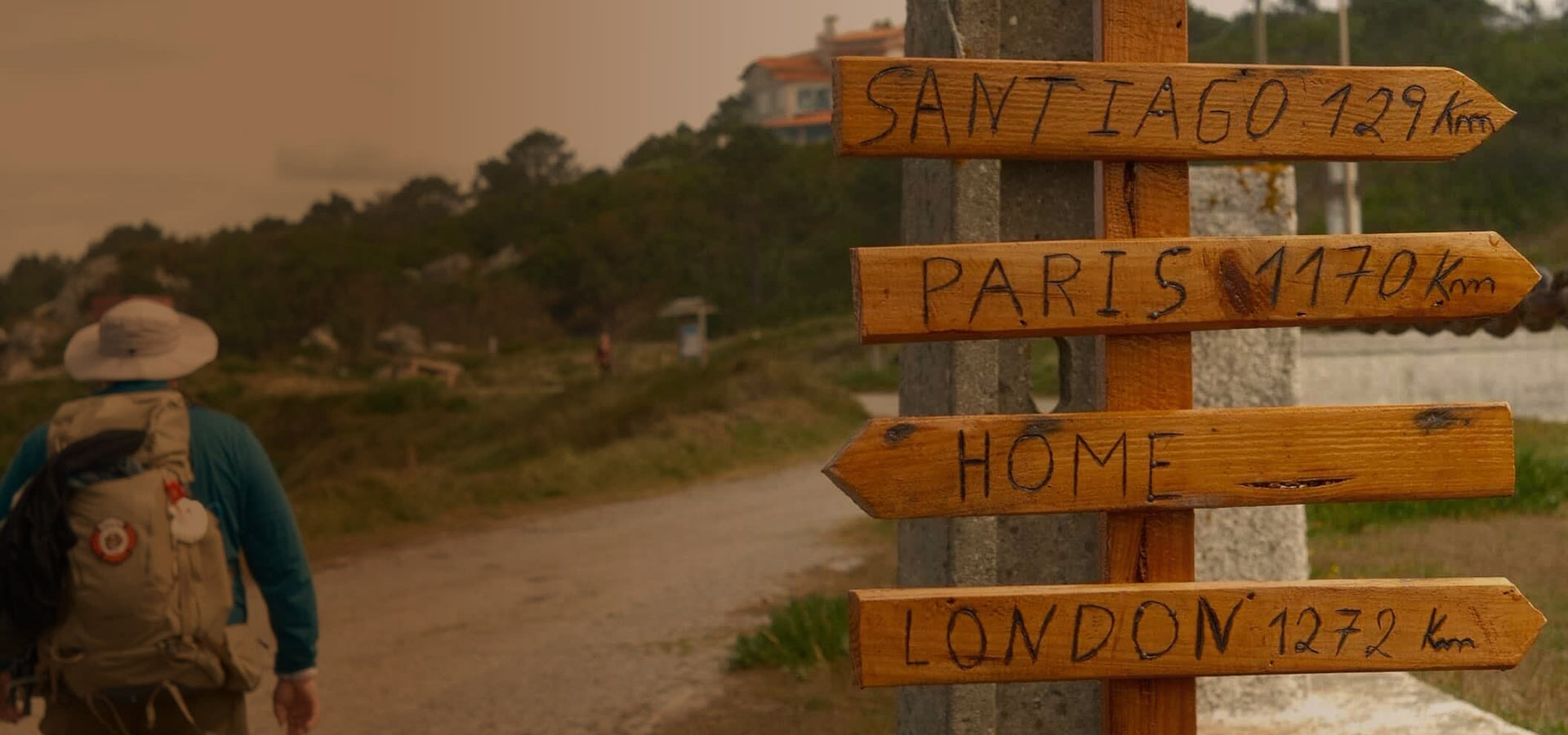 Walking the Camino Trail